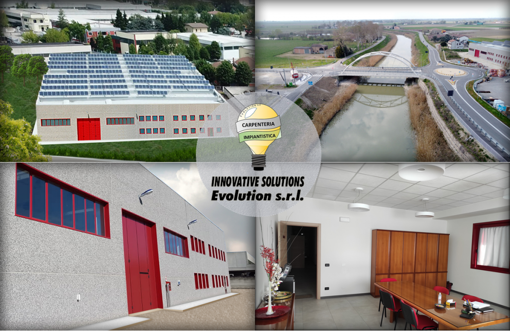 Evolution s.r.l. operates with seriousness and professionalism in its operational headquarters in Bondeno (Fe) where it has a warehouse of 5000 square meters; equipped with machinery for the production of quality agricultural wheels and accessories.